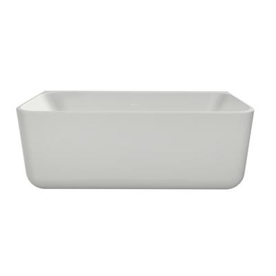 XenZ Half Vrijstaand Bad Guido 160x71x62 cm Solid Surface Wit