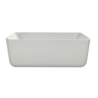 XenZ Half Vrijstaand Bad Guido 160x71x62 cm Solid Surface Wit - thumbnail