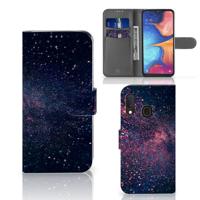 Samsung Galaxy A20e | Book Case | Stars - thumbnail