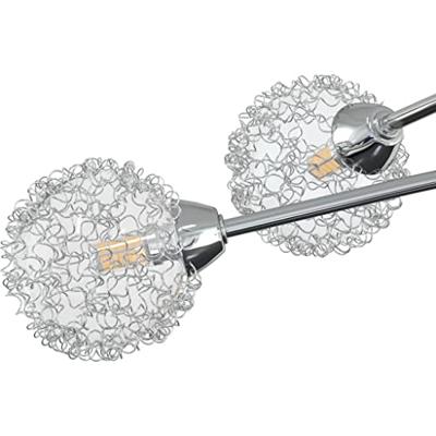 Plafondlamp met gaasdraadkapjes 5xG9 Plafondlamp met gaasdraadkapjes 5xG9