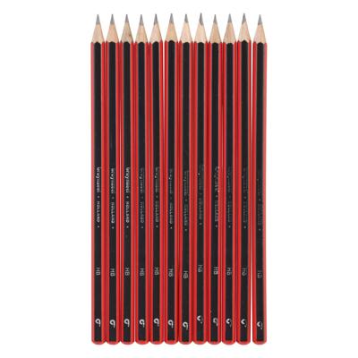 Bruynzeel hb grafietpotlood zwart/rood