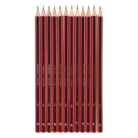 Bruynzeel hb grafietpotlood zwart/rood - thumbnail