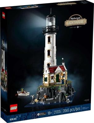 LEGO 21335 Ideeën De gemotoriseerde vuurtoren, model om te bouwen, geschenkidee, huizendecoratie, met mariene minifigurines, handmatige activiteit LEGO 21335 Ideeën De gemotoriseerde vuurtoren, model om te bouwen, geschenkidee, huizendecoratie, met mariene minifigurines, handmatige activiteit