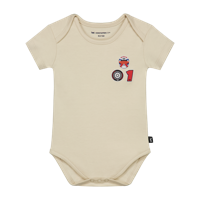 MV Baby - Romper - Short Sleeve - Creme - 74 / 80 - Max Verstappen - thumbnail