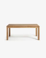 Kave Home uitschuifbare eettafel 'Isbel' eiken naturel, 180-260 x 90cm - thumbnail