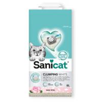 Sanicat White rose petal kattenbakvulling 8l - thumbnail