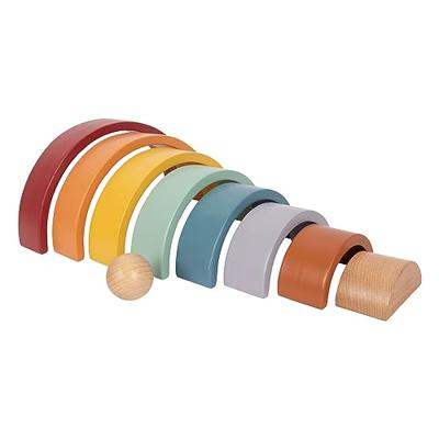 Small Foot - houten regenboog bouw bogen met bal, Small Foot - houten regenboog bouw bogen met bal,