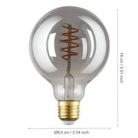 EGLO Ledlamp e27 connect.z - 150lm - dimbaar - 2000k - bolvormig (g95) - thumbnail
