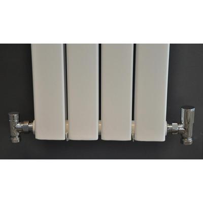 Wiesbaden Luxe Radiator Aansluitset Haaks Chroom