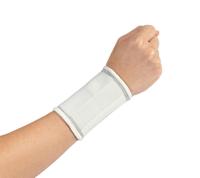 E-life Universele Elastische - Lichtgewicht Polsbandage - XL - Universeel - Beige - thumbnail