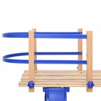 Rugleuning voor slee multiplex blauw - thumbnail