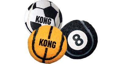 Hond Sport net a 3 sportballen medium Kong Gebr. de Boon - Kong