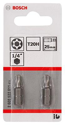 Bosch Accessories 2608522011 T-bit TR 20 Extra hard C 6.3 2 stuk(s)