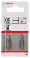 Bosch Accessoires T20H Security-Torx®-bit extra-hard T20H, 25 mm 2 stuks - 2608522011 - thumbnail