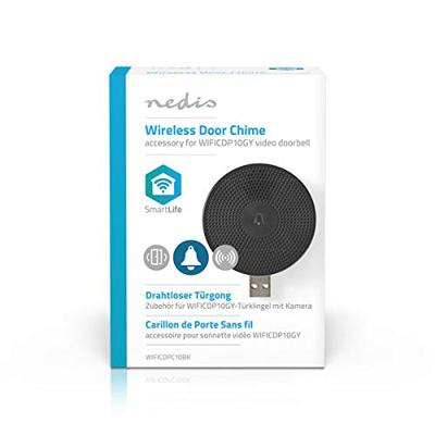 Nedis wificdpc10bk draadloze deurbelontvanger accessoire voor wificdp10gy usb
