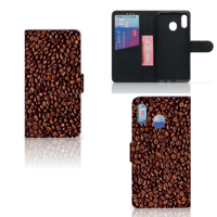 Samsung Galaxy M20 Book Cover Koffiebonen - thumbnail