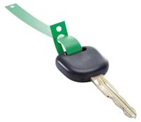 EICHNER sleutelaanhanger key fob green 1000 pcs on roller - thumbnail