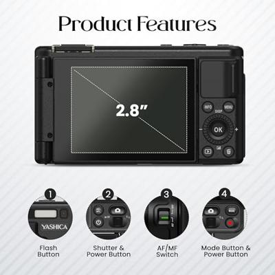 Yashica City 200 zwart