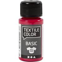 Creativ Company Textile color semi-dekkende textielverf - primair rood, 50ml - thumbnail