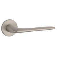 Aprile Massieve Deurkruk Viola Mat Nikkel Op Rond Rozet - thumbnail