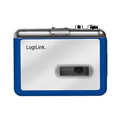 LogiLink UA0393 Draagbare cassettespeler Blue, Zilver - thumbnail