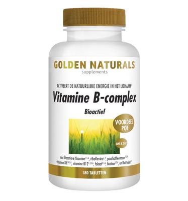 Golden Naturals Vitamine B-complex Tabletten