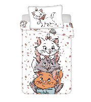 Aristocats Peuterdekbedovertrek Friends - 100 x 135 cm - Katoen - thumbnail
