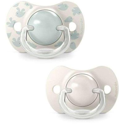 Set van 2 symmetrische fopspenen - SUAVINEX - Birdies - SX Pro - 6 tot 18 maanden - Groen