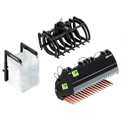 Wiking Accessoireset voorlader Set B zwart 1:32