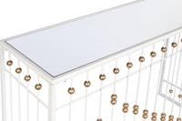 Wandtafel Home ESPRIT Wit Gouden Spiegel 120 x 40 x 80 cm - thumbnail