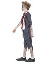 Zombie Schooljongen kostuum kind - thumbnail