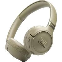 JBL Tune 680 NC draadloze on-ear koptelefoon- met Adaptive Noise Cancelling, Bluetooth, lichtgewicht ontwerp, 76 uur batterijduur, Google Fast Pair, en Microsoft Swift Pair, beige - thumbnail