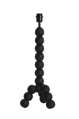 Light & Living Tafellamp 'Veglio' Mangohout, kleur Mat Zwart (excl. kap)