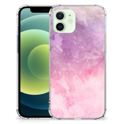 Back Cover iPhone 12 Mini Pink Purple Paint Back Cover iPhone 12 Mini Pink Purple Paint