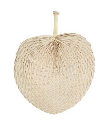 Wandversiering Leaf naturel riet