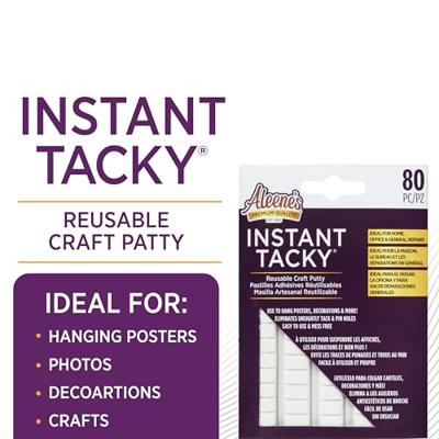 Aleene's • instant tacky glue reusable craft putty 80pcs
