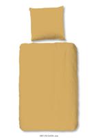 HIP Dekbedovertrek Uni 135x200 cm oker - thumbnail