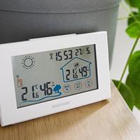 Fackelmann Tecno draadl. digitaal weerstation, klok en usb wit - thumbnail