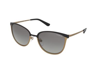 Vogue zonnebril 0VO4002S mat zwart/goudkleurig Vogue zonnebril 0VO4002S mat zwart/goudkleurig