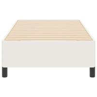 Bedframe Crème 100 x 200 cm Katoenen stof - thumbnail