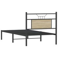 Bedframe zonder matras hout sonoma eikenkleurig 80x200 cm - thumbnail