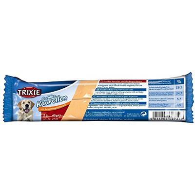 TRIXIE KAUWROLLEN GEVULD PENS 12 CM 2 ST. / 45 G 12 CM 42X2X45 GR