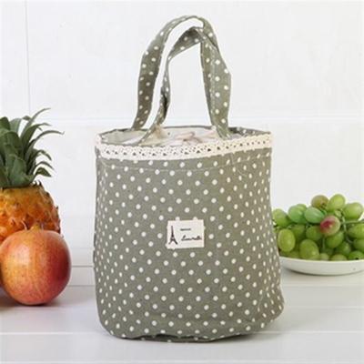 Draagbare Lunchbox Bag geïsoleerd lunchzak (groen)