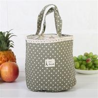 Draagbare Lunchbox Bag geïsoleerd lunchzak (groen) - thumbnail