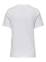 Only Onlariya Life Reg S/s Love Top Box Jrs T-shirt Korte Mouw Bright White Coeur - thumbnail