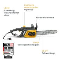 STIGA CS 118c 14 Kettingzaag Elektrisch 1800 W Lengte mes 350 mm - thumbnail