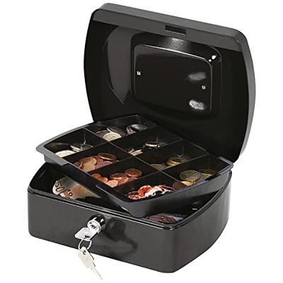 Q-CONNECT geldkoffer, 205 x 160 x 85 mm, zwart