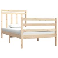 Bedframe massief hout 90x190 cm - thumbnail