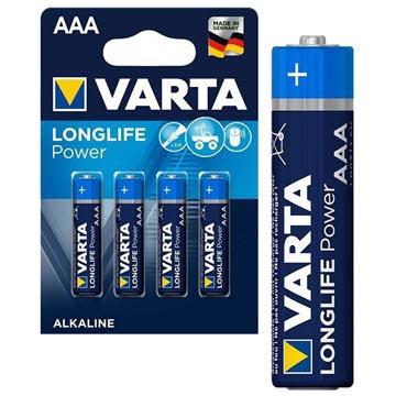 Varta AAA Batterijen 4 Stuks