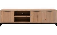 Goossens Tv Meubel Max, 3 deuren 1 open vak 40 cm diep - thumbnail